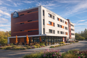 Construction de l'hÃ´tel / restaurant AKENA