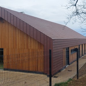 Construction d'un pÃ©riscolaire et d'une chaufferie bois Ã  Bouclans